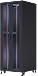 Formrack NET FORMRACK 42U Cosmoline 800x800 19" szabadon álló rack szekrény - RAL9005 fekete (CSM-42U8080)