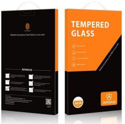 Amorus képernyővédő üveg 2db (2.5D full glue, teljes felületén tapad, extra karcálló, 0.3mm, 9H) FEKETE - Apple iPhone 15 Plus (GP-144777)