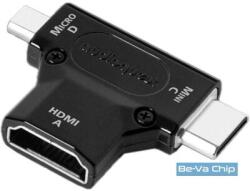 AudioQuest HDMACDAD HDMI Type A - Mini Type C/Micro Type D adapter (HDMACDAD) - bevachip