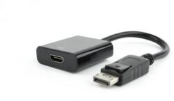 Gembird AB-DPM-HDMIF-002 Displayport apa > HDMI anya Adapter Fekete (bliszter) (BVC2-AB-DPM-HDMIF-002)