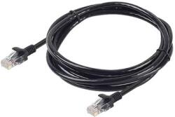 OEM RJ45 CAT6 UTP M/M adatkábel 5m LSOH fekete (XUTPSZC6KAB5F)