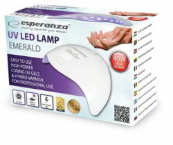 Esperanza Ebn008 Emerald - Uv Led-es Lámpák A Körmök 40w (ebn008 - 5901299950340)
