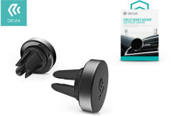 DEVIA Univerzális szellőzőrácsba illeszthető mágneses autós tartó - Devia Circle Series Sucker Car Mount Holder - gray (ST329548)