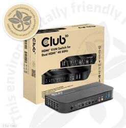 Club 3D Club3D HDMI KVM kapcsoló két HDMI 4K 60Hz-hez (CSV-1382)