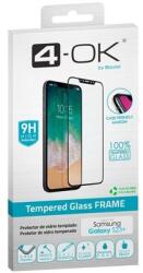 Blautel 4-OK képernyővédő üveg (3D, íves, karcálló, tokbarát, ujjlenyomat olvasó, 9H) FEKETE - Samsung Galaxy S23 Plus (SM-S916) (PRF23P)