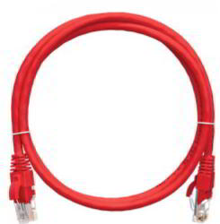 NIKOMAX Patch kábel S/FTP, CAT6a, PVC, 5m, piros (NMC-PC4SA55B-050-RD) - bevachip