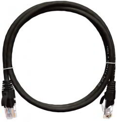 NIKOMAX Patch kábel S/FTP, CAT6a, PVC, 0, 5m, fekete (NMC-PC4SA55B-005-BK) - bevachip