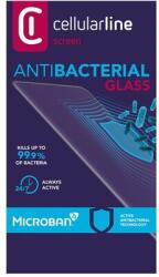 Cellularline Samsung Galaxy A21s CELLULARLINE ANTIBIOM képernyővédő üveg (antibakteriális, ultravékony, 9H) FEKETE (TEMPMICRCAGALA21SK)