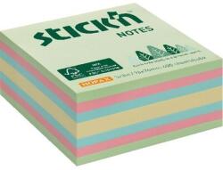 StickN Stick'N 76x76mm 400 lap az erdő színei pasztell mix öntapadó kockatömb (21891)