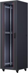 Formrack NET FORMRACK 20U Cosmoline 600x600 19" szabadon álló rack szekrény - RAL9005 fekete (CSM-20U6060)