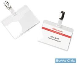 Office Depot 90x60mm klippes fekvő 50db névkitűző (152.0142)