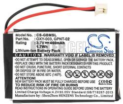 Utángyártott Nintendo Game Boy Micro OXY-001 series GPNT-02 OXY-003 3.7V 460mAh 1.70Wh Li-polymer játékkonzol akkumulátor utángyártott