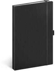 Realsystem Vivella 13 × 21 cm Black pontozott notesz (A-33206) - bevachip