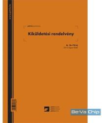 Belföldi B. 18-73/UJ A4 25x2lapos álló kiküldetési rendelvény (B.18-73/UJ)
