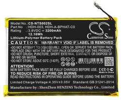 Utángyártott Nintendo Switch Lite HDH-001 HDH-002 series HDH-003 HDH-A-BPHAT-C0 3.7V 3200mAh 12.16Wh Li-polymer játékkonzol akkumulátor utángyártott
