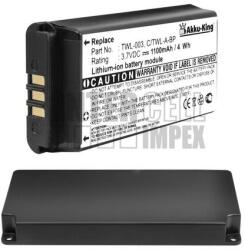 Utángyártott Nintendo C/TWL-A-BP TWL-003 DSi NDSi NDSiL 3.7V 1100mAh 4.07Wh Li-Ion játékkonzol akkumulátor utángyártott