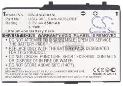 Utángyártott Nintendo DS Lite series C/USG-A-BP-EUR SAM-NDSLRBP USG-001 USG-003 3.7V 850mAh 3.1Wh Li-ion játékkonzol akkumulátor utángyártott