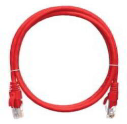 NIKOMAX Patch kábel S/FTP, CAT6a, PVC, 3m, piros (NMC-PC4SA55B-030-RD) - bevachip