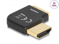 Delock HDMI adapter apa - anya 90 fok jobbra hajlítva 8K 60 Hz fém (60015) - bevachip