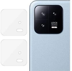 IMAK kameravédő üveg 2db (lekerekített szél, karcálló, 0.2 mm, 9H) ÁTLÁTSZÓ - Xiaomi 13 (GP-136638)