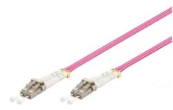 Gigalight Duplex patch kábel 4 x LC/UPC csatlakozóval, 3mm duplex core 50/125 OM4 LSZH, 2 m (FPC-LCU-LCU-OM4-2M-D)