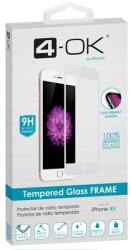 Blautel 4-OK Apple iPhone XR 6.1/ Apple iPhone 11 képernyővédő üveg (3D full glue, íves, teljes felületén tapad, tok barát, karcálló, 9H) FEKETE (PRFI9B)
