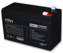 AGM 12V / 9Ah zselés akkumulátor NJOY ACPW-09123PW-CB01B (12V / 9AH)