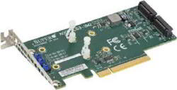 Supermicro M. 2 NVMe kártya AOC-SLG3-2M2-O PCI-E LP (AOC-SLG3-2M2-O)