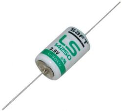 Saft 1/2AA LS14250 1200mAh 3.6V ipari elem forrasztható axiális tengelyirányú forrvéggel