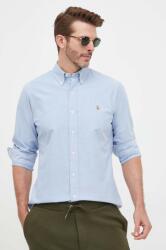 Ralph Lauren pamut ing férfi, legombolt galléros, regular, 710792041 - kék M - answear - 43 990 Ft