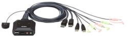 ATEN KVM Switch 2PC USB DisplayPort CS22DP (CS22DP-AT)