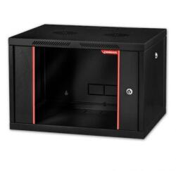 Formrack NET FORMRACK 16U Alfaline 555x450 19" fali rack szekrény - RAL9005 fekete (ALFA-16U450)