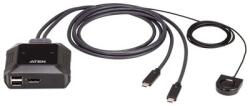 ATEN KVM Switch 2-Port USB-C, Remote Port Selector - US3312-AT (US3312-AT) - bevachip