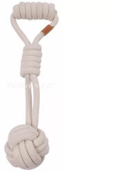 mpets M-PETS kötéljáték fogantyús labda 36cm fehér