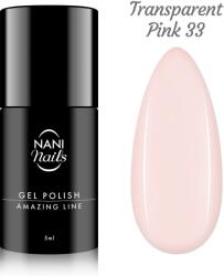 Naní Amazing Line gél lakk 5 ml - Transparent Pink
