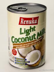  Kókusztej, Light - Csökkentett Zsírtartalommal - Renuka