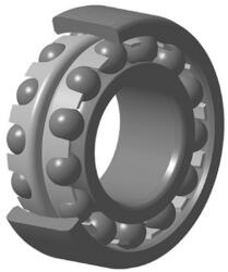  1206KC3 beálló golyóscsapágy (kúpos furat) 30X62X16mm