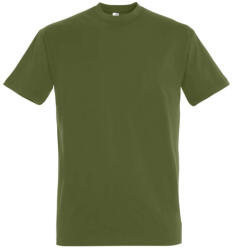 SOL'S Férfi IMPERIAL környakas rövid ujjú pamut póló, SOL'S SO11500, Dark Khaki-3XL (so11500dkh-3xl)