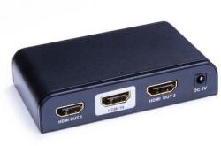 TECHLY 306646 Aktív HDMI elosztó 1/2 4Kx2K 3D Adapter Fekete (BVC2-306646)