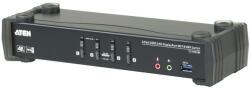 ATEN 4-Port USB 3.0 4K DisplayPort MST KVMP Switch + Cables (CS1924M) - nyomtassingyen