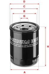 SOFIMA Filtru ulei SOFIMA S 3617 R (S 3617 R) - automobilus