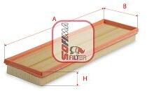 SOFIMA Filtru aer SOFIMA S 3C55 A (S 3C55 A) - automobilus