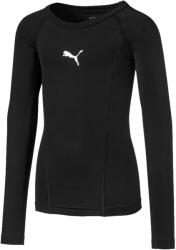 PUMA Tricou cu maneca lunga Puma liga baselayer warm kids - Negru - 128