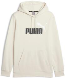 PUMA Hanorac cu gluga Puma ESS+ 2 Col Big Logo Hoodie FL - Alb - L