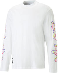 PUMA Tricou cu maneca lunga Puma Neymar JR Creativity Longsleeve Shirt - Alb - S