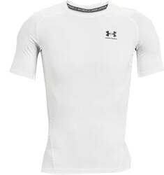 Under Armour Tricou Under UA HG Armour Comp SS-WHT - Alb - XXL