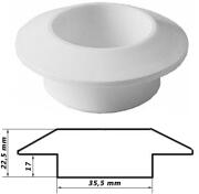  SB szellőző karika, műanyag, fehér, 4 db/doboz (3934701)