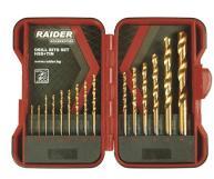 Raider csigafúró készlet fémhez 1, 5-10 mm HSS+TIN (15 db-os) (6113237)