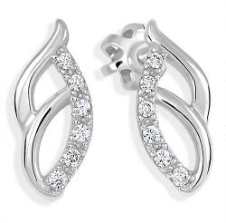 Soliter Brilio Silver Bámulatos ezüst fülbevaló cirkónium kővel 436 001 00550 04