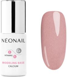 NEONAIL Modeling Base Calcium bázis lakk zselés műkörömhöz kalciummal árnyalat Bubbly Pink 7, 2 ml
